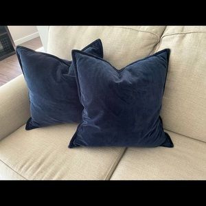 Set of 2 20x20 pottery barn pillow covers